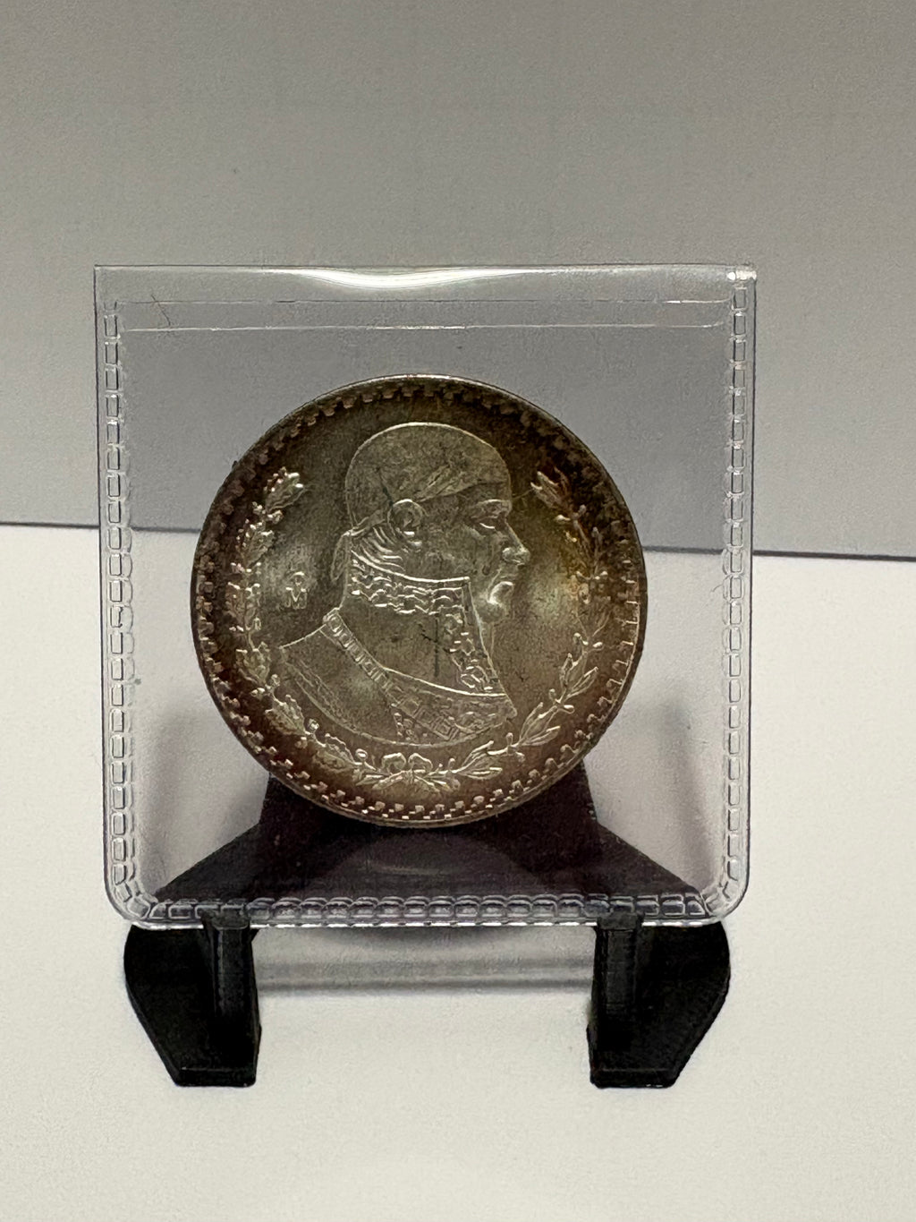 1965 Mexico "Tepalcate" Peso - AU/UNC - Peripheral Toning