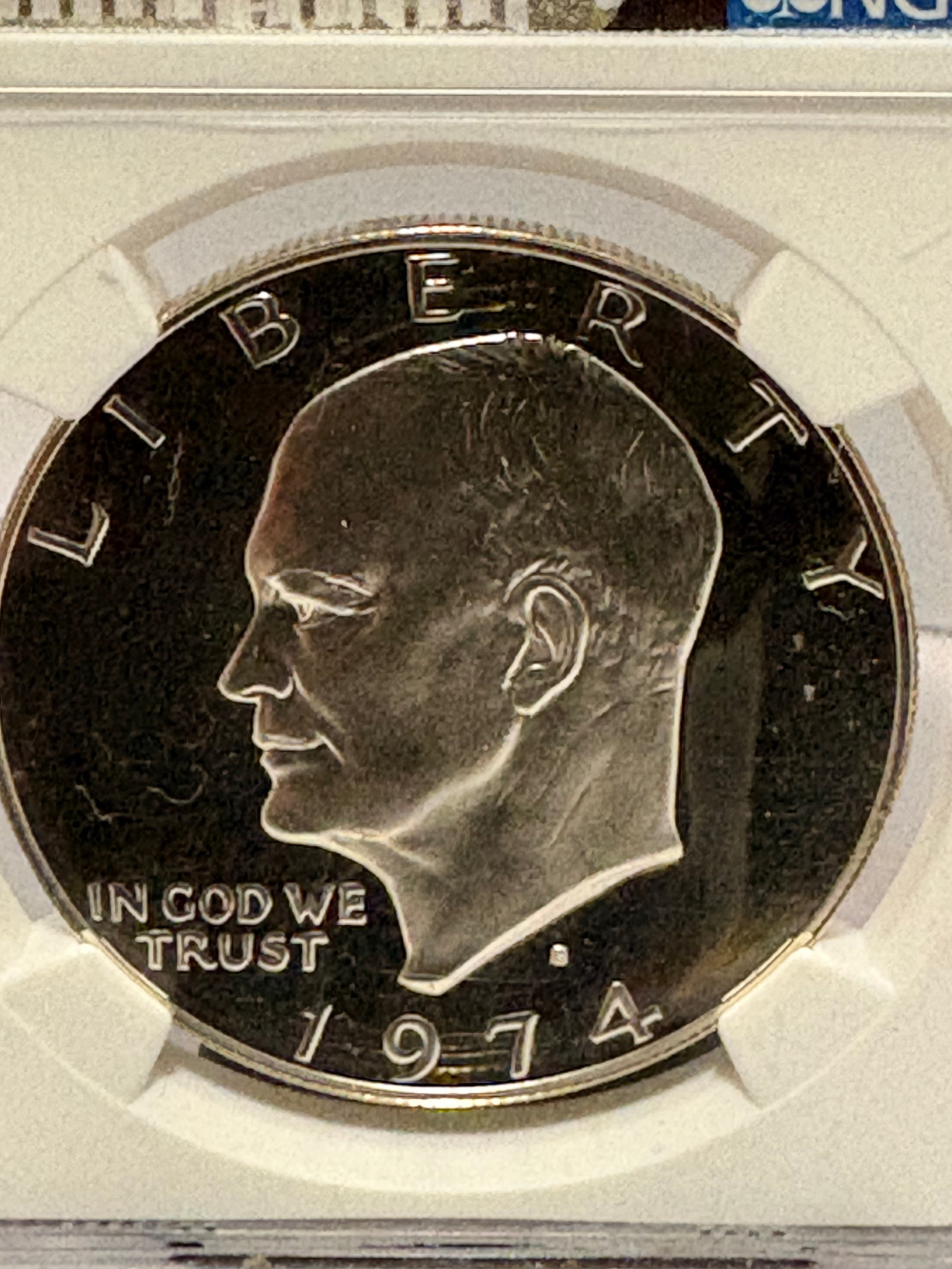 1974-S Silver Eisenhower Dollar NGC Gem Proof