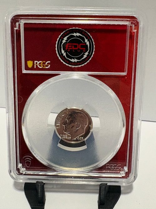 1963 10c PCGS PR66 - EDC Label