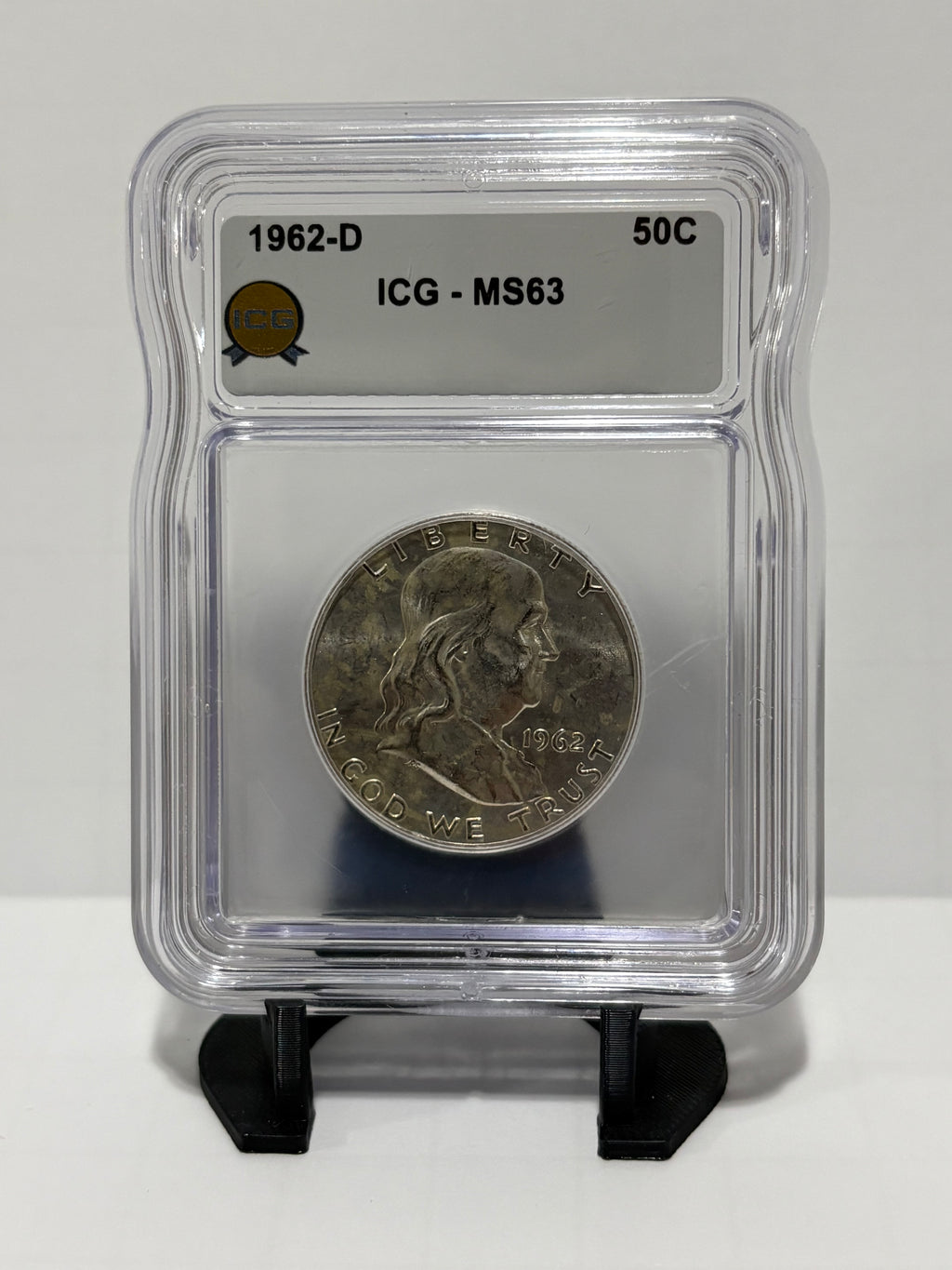 1962-D 50c ICG MS63