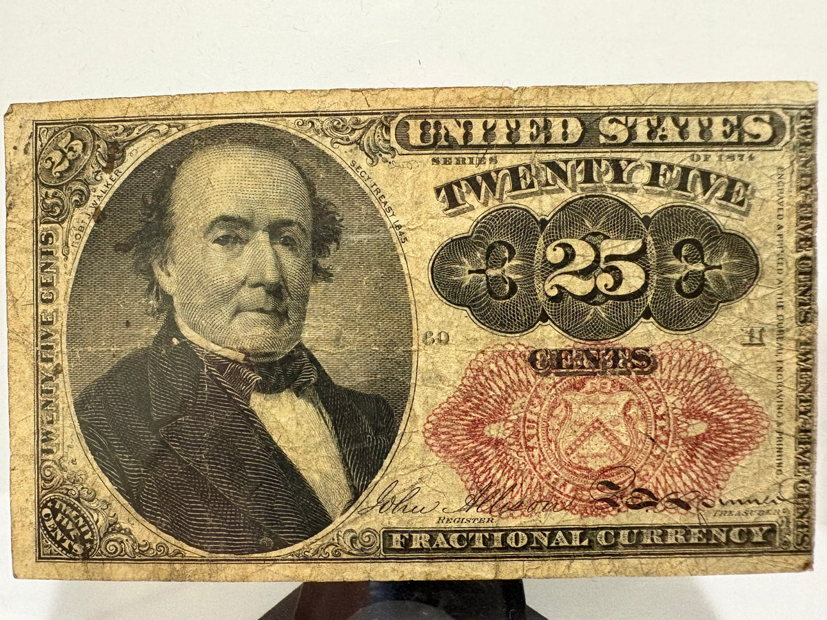 25 Cent Fractional Currency - 5th Issue - 1874-76