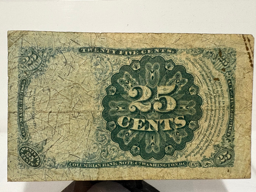 25 Cent Fractional Currency - 5th Issue - 1874-76
