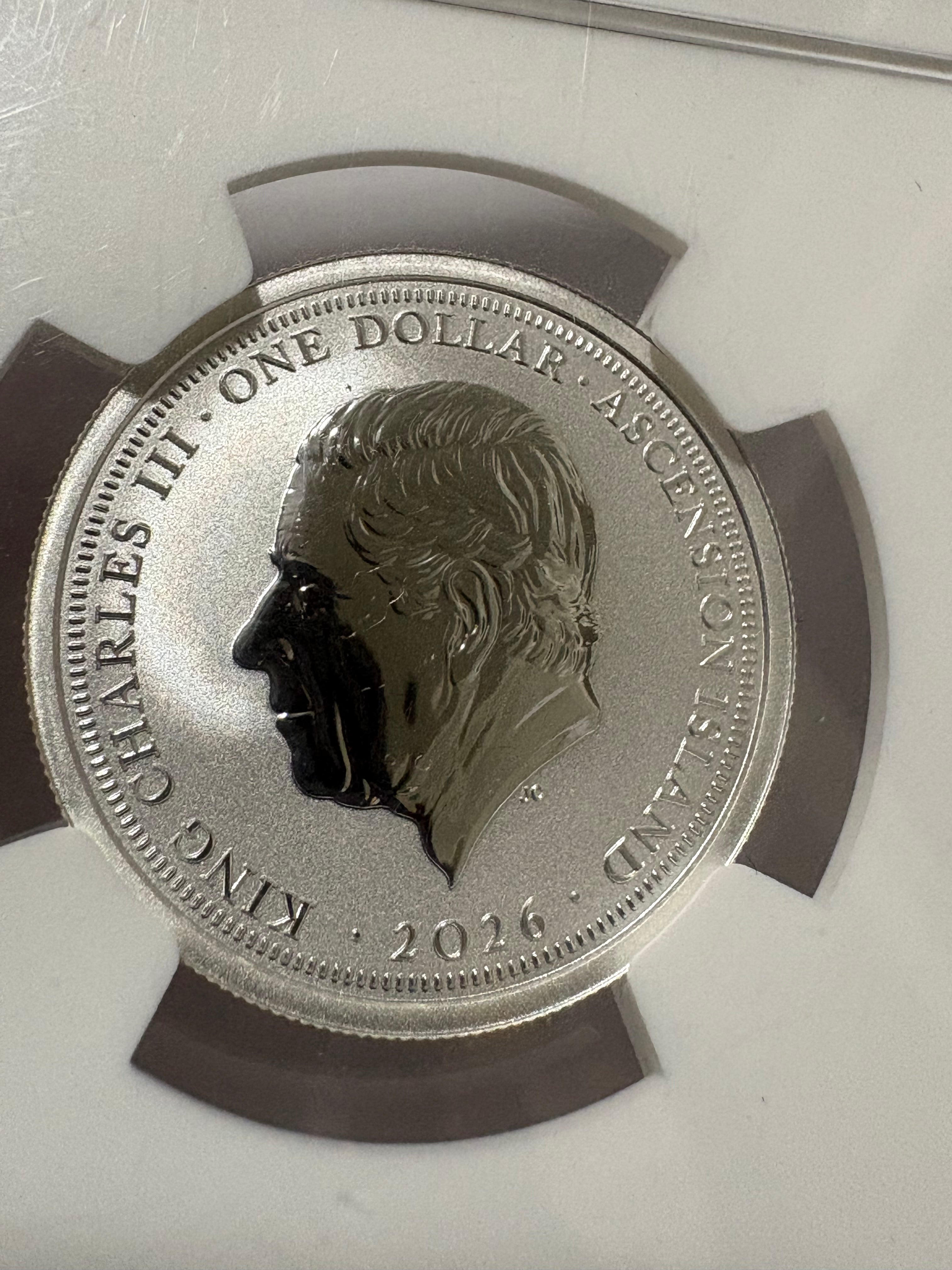 2026 Ascension Island 1/2 oz Silver Horse Lunar Series - NGC Reverse PF 70 - UB Label