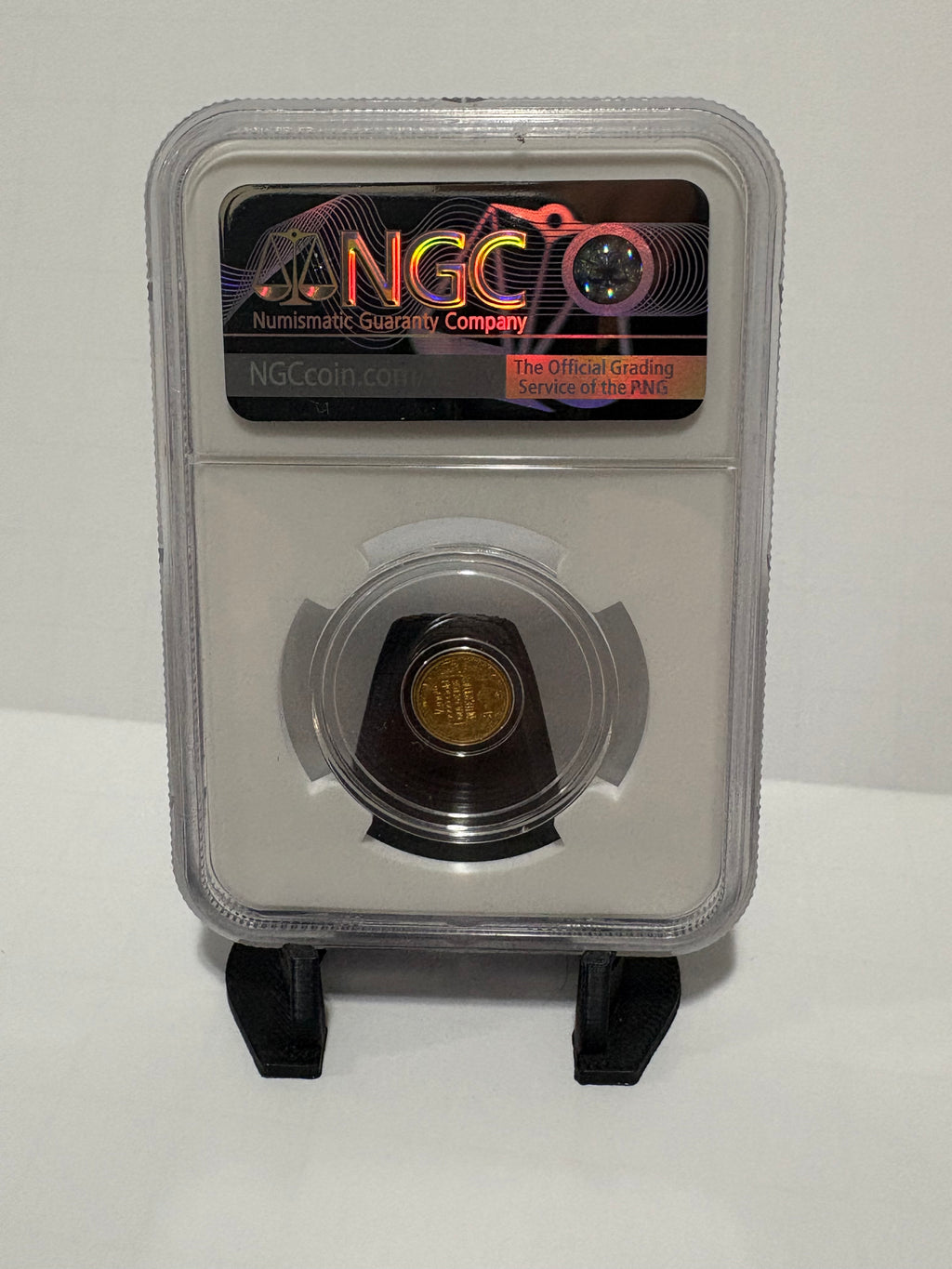 Day of the Dead Rose Skull - 1/200th 24K Gold - NGC MS70
