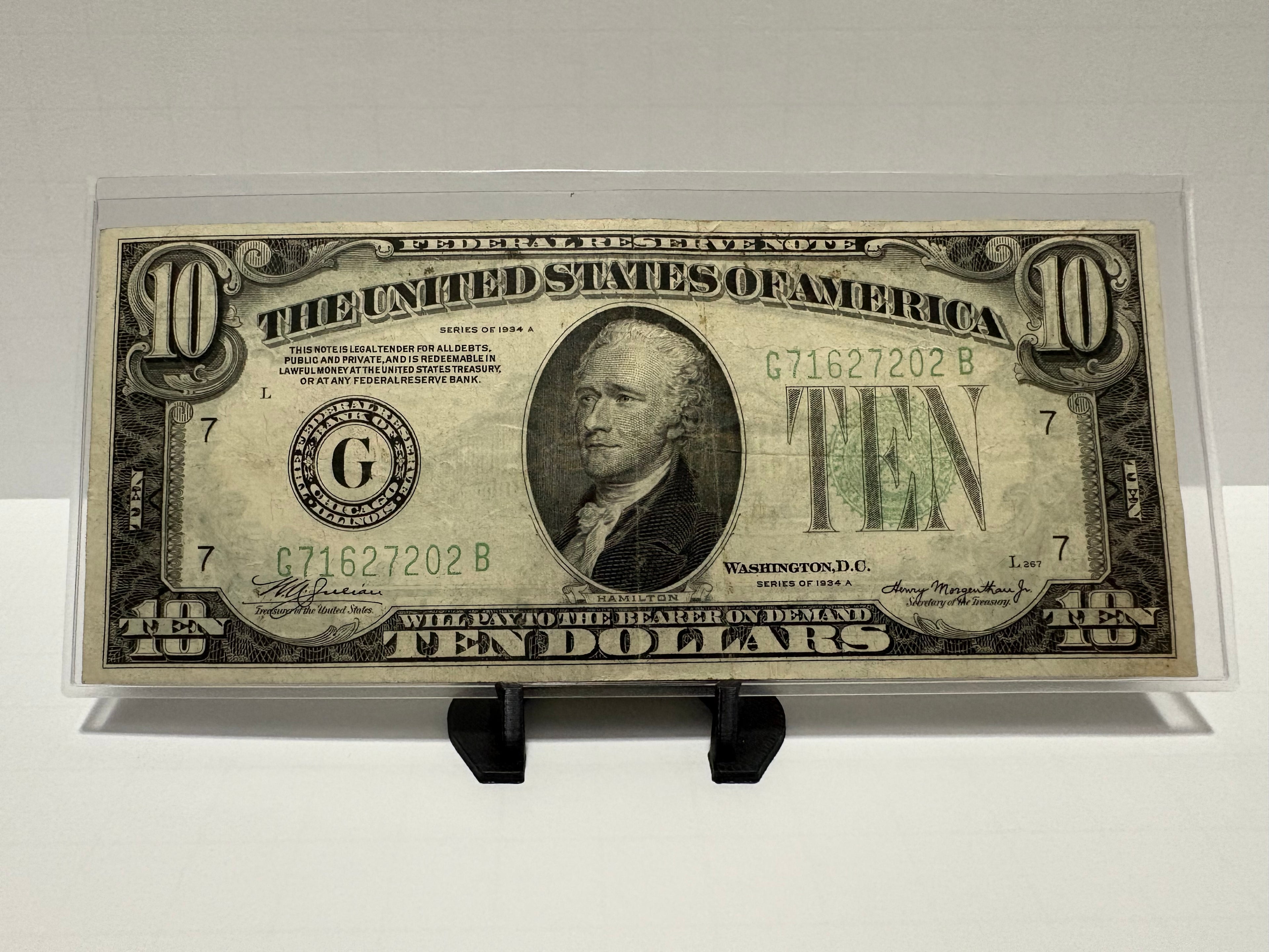 $10 Federal Reserve Note - Series 1934A
