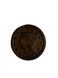 1849 Large Cent - Obverse Scratch