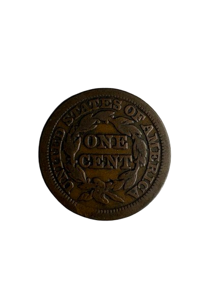1849 Large Cent - Obverse Scratch