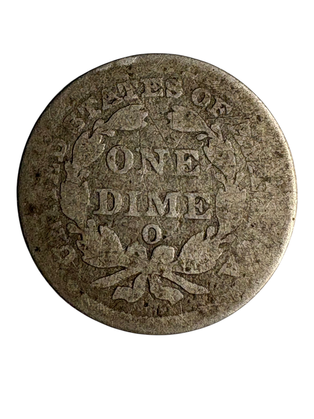 1854-O 10c w/ Arrows