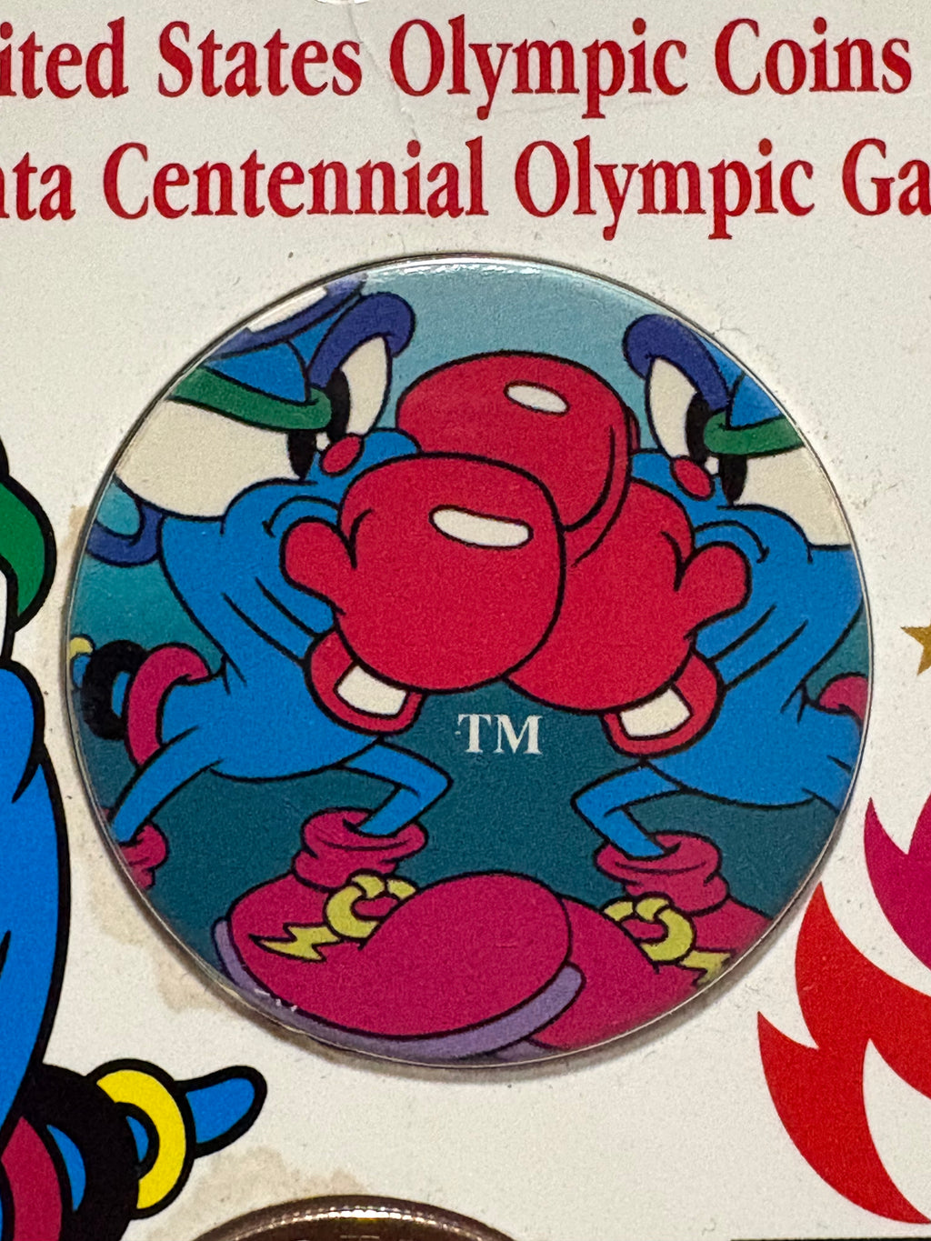 1996-S Olympic Swimming Half Dollar - Commemorative Packaging w/ Pog