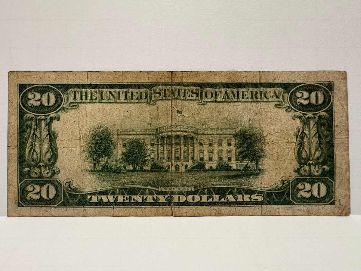 $20 National Currency - Series 1929 - Philadelphia, Pennsylvania