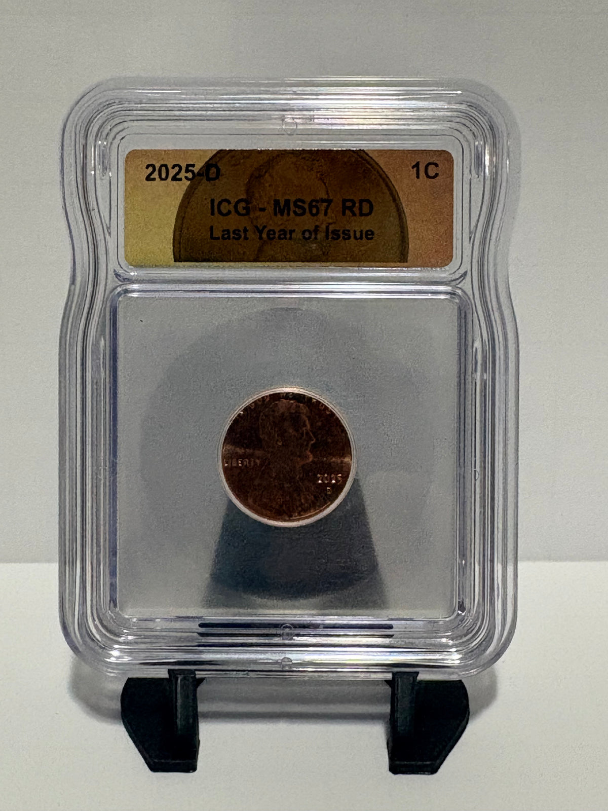 2025-D 1C - ICG MS67RD - Last Year of Issue