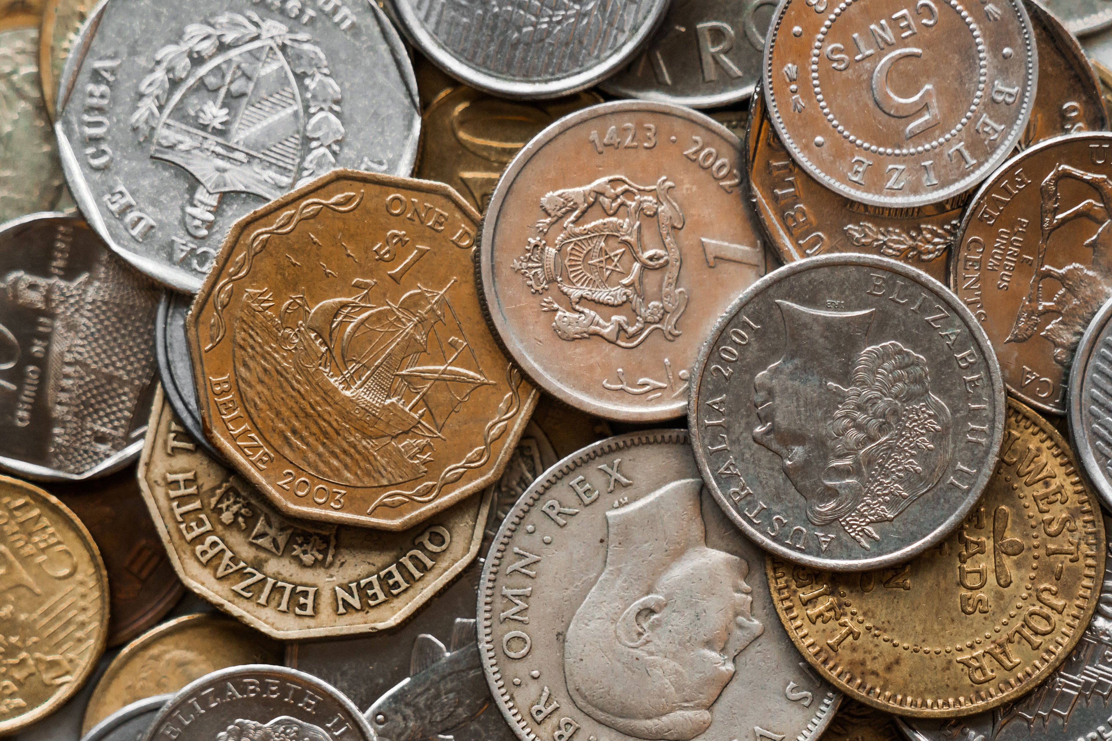 2lb World Coin Grab Bag